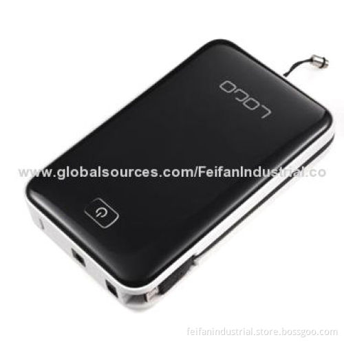 6,000mAh Power Bank for iPhone 4/4S, Built-in Micro USB